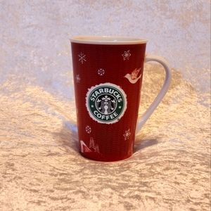 Starbucks 2008 Christmas Mug Snowflakes